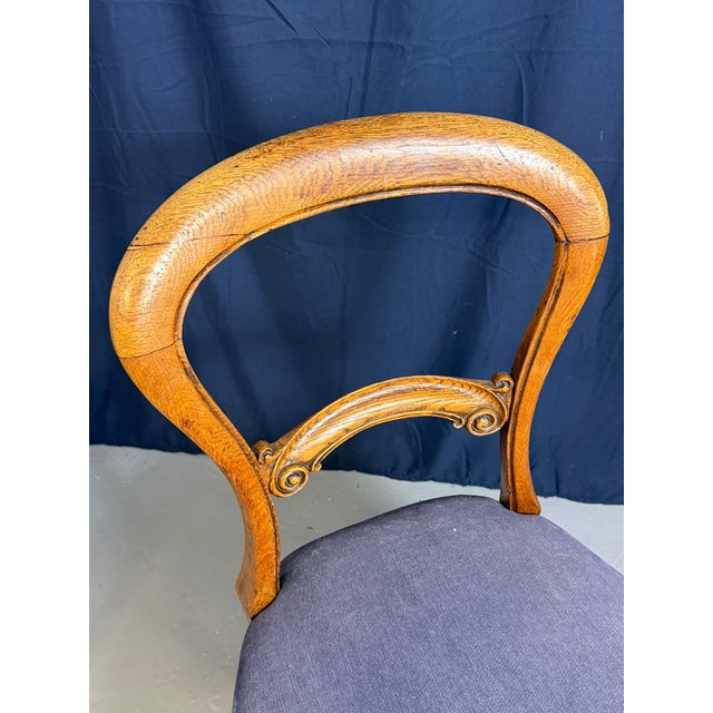 Antique 19th Century Victorian Balloon Back Chairs, Set of 2 For Sale - Image 9 of 10