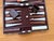 Mid-Century Modern Large 23" Vintage Backgammon Complete Set For Sale - Image 3 of 8