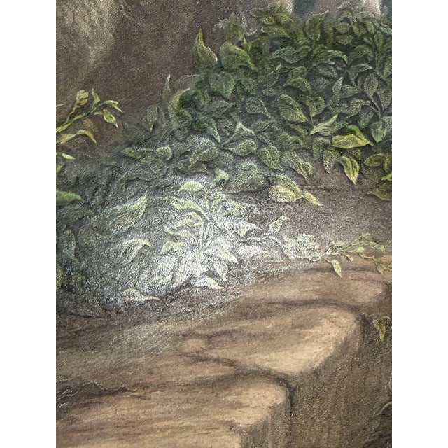 Mid 19th Century George Baxter, The Lover's Letter Box, Lithograph, 1860 For Sale - Image 5 of 11