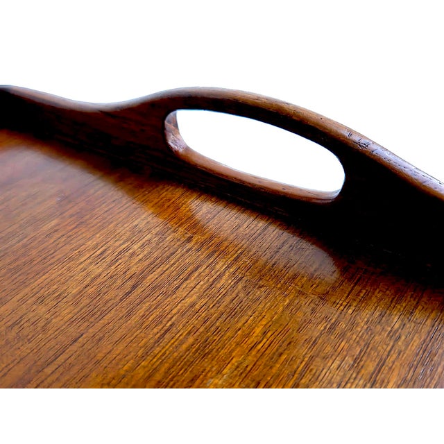 1970s Teak Wood Folding Bed Tray/Lap Desk For Sale - Image 9 of 10