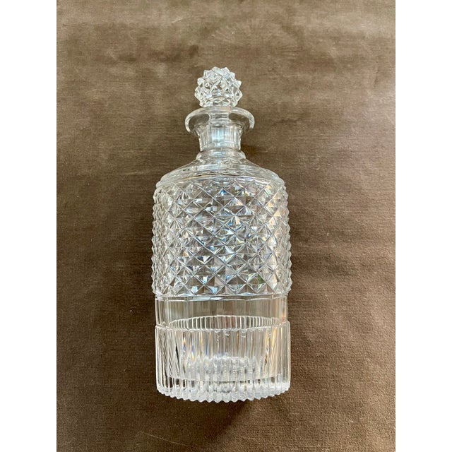 Baccarat Credited Vintage Crystal Bottles Set of Four Beautiful and rare set of four crystal bottles entirely hand-cut in...