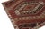 1950s 1950s Vintage Tribal Kilim in Red, Beige-Brown, White Geometric Patterns For Sale - Image 5 of 6