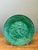 Ceramic Vintage French Majolica Leaf Design Plate For Sale - Image 7 of 12