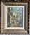 Vintage oil painting of a street scene in Paris. Painted by the artist A. Franchet. Signed to the lower left corner with...