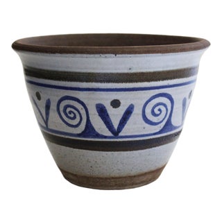 Studio Art Pottery Planter For Sale