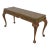 Maitland Smith Leather Wrapped Top Clawfoot Console Table For Sale