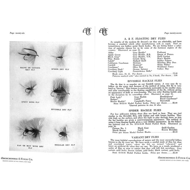 Abercrombie & Fitch Fresh Water Tackle Spring-1938 Catalog For Sale In New York - Image 6 of 13