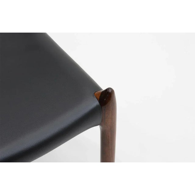 Mid-Century Modern Rosewood Model 78 Dining Chairs by Niels Otto Møller for J.L. Møllers Møbelfabrik, Denmark, 1962, Set of 4 For Sale - Image 3 of 6