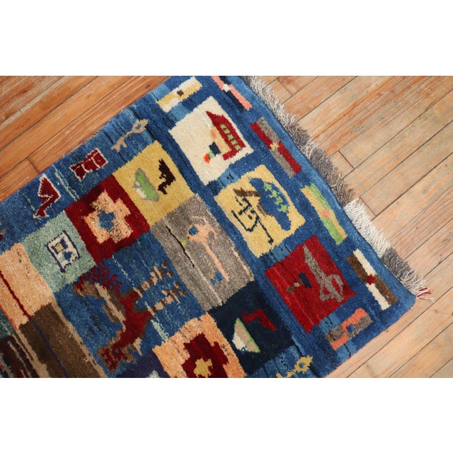 Tribal Persian Gabbeh Rug For Sale - Image 11 of 18