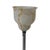 Art Deco Chalice Shaped Multi Colored Glass Table Lamp with Silver Plated Base & Power Switch For Sale - Image 9 of 11