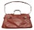 1970s Red Leather and Silvered Metal Italian Shoulder Bag For Sale