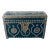 Antique French Leather Wrappedd Studded Dome Top Lined Box For Sale