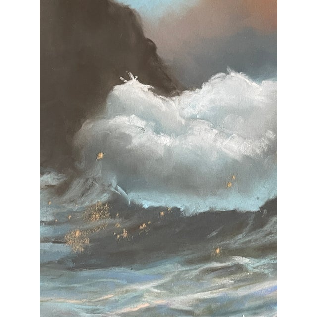 1970s Watercolor Seascape by Catherine Douglass For Sale - Image 5 of 6