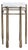 Luna White Marble & Brass Finish Side Table For Sale