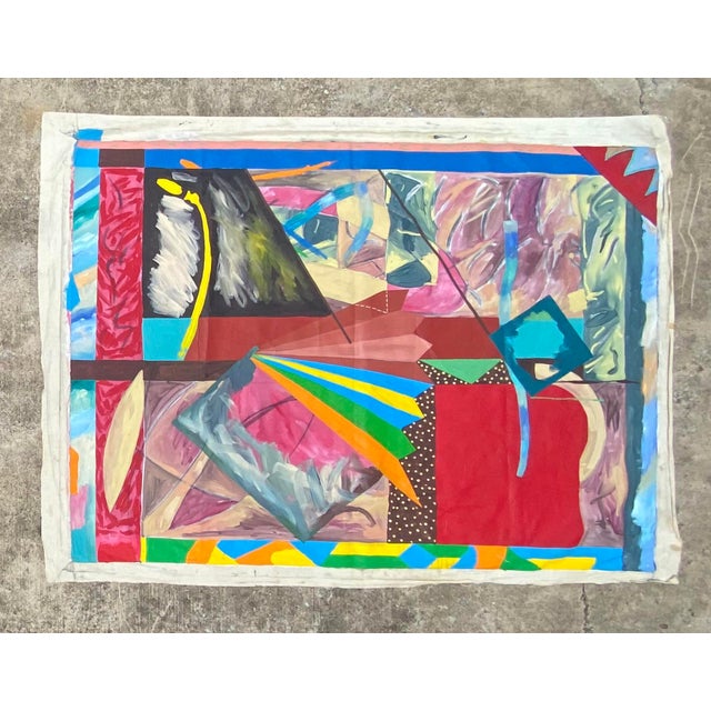 83"h Monumental XL Original Painting by Listed Artist Ronald D. Moody (Ron Moody) For Sale - Image 6 of 8