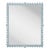 Fleur Home Garden District Coquette Rectangle Mirror in Parma Gray, 30x42 For Sale