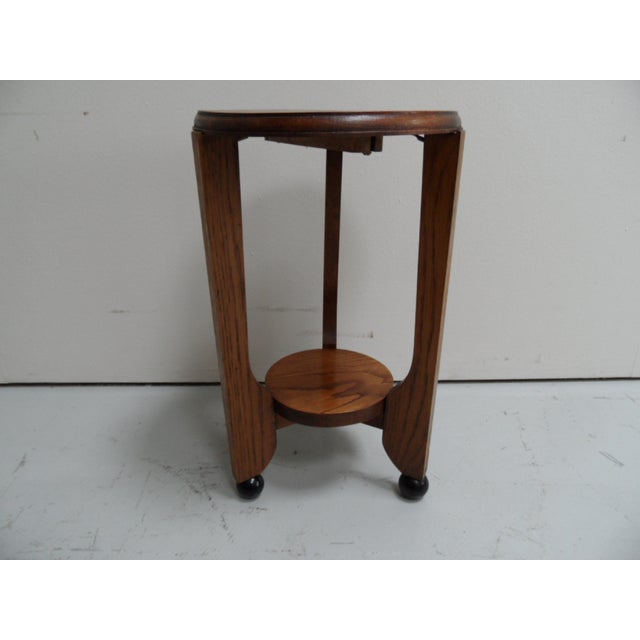 Art Deco Round Sidetable, 1890s For Sale - Image 4 of 8