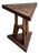 Art Nouveau Carved Wood Triangular Side Table, France, 1915 For Sale