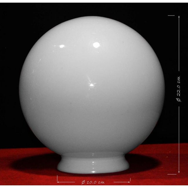 Art Deco Faceted Glass Column Table Lamp with Opaline Shade, 1940s For Sale - Image 10 of 18