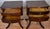 1920s Duncan Phyfe Mahogany Lyre Base Pair of Nightstands / Bedside Tables For Sale - Image 6 of 18