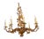 19th Century Italian Gilt Tole Floral Chandeliers With 8 Lights For Sale - Image 12 of 12