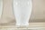 Pair of Classic White Porcelain Vases with Timeless Elegance For Sale - Image 4 of 12