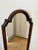 Tall Narrow Antique Wooden Scallop Frame Mirror, France, 1920s For Sale - Image 9 of 13