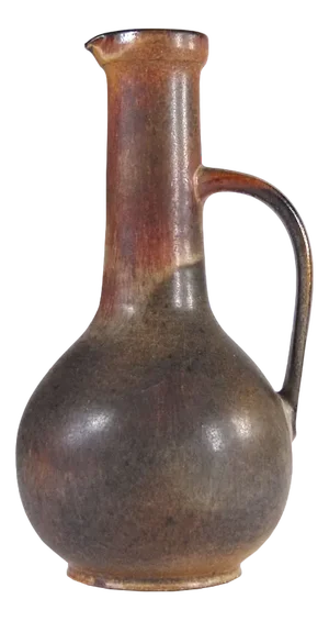Ceramic Glazed Jug Vase, Belgium, 1960s