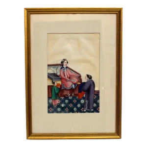 Mid-19th Century Qing Dynasty Portrait of a Lady