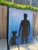 Contemporary Her First Protector, Miniature Silhouette Painting, Acrylic on Canvas, Emmanuel Akolo, 2026 For Sale - Image 3 of 4