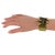 Bronze French Sculptor Henri Nogaret Mid-Century Brutalist Bronze Cuff Bracelet For Sale - Image 8 of 8