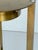 Cristal Art Illuminated Patinated Brass & Glass Side Table, Italy, 1960s Cristal Art Illuminated Patinated Brass & Glass...