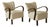 Jindrich Halabala Art Deco Bentwood Armchairs, 1940s, a Pair For Sale