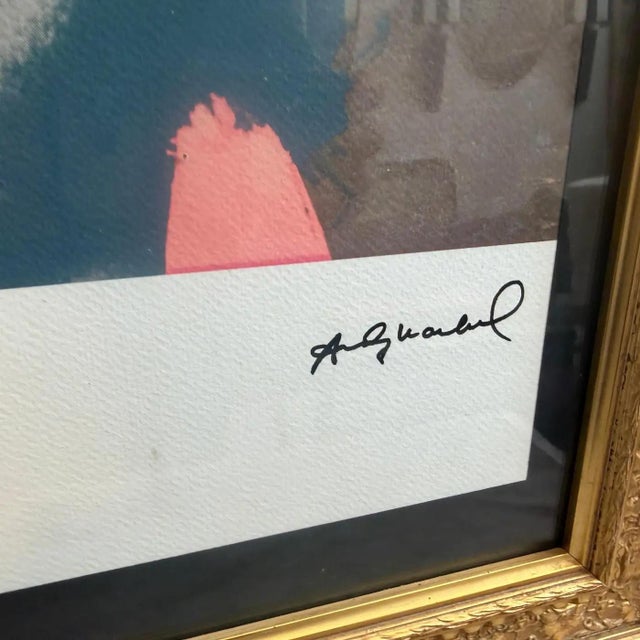 2000 - 2009 21st Century Baroque Framed Marylin Monroe 92/125 Lithography by A. Warhol For Sale - Image 5 of 13