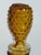 Vintage Diamond Star Amber Ribbed Glass Decanter For Sale In San Francisco - Image 6 of 12