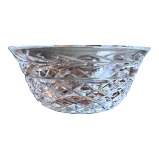 Late 20th Century Waterford Crystal Glandore Pattern Bowl 5" For Sale
