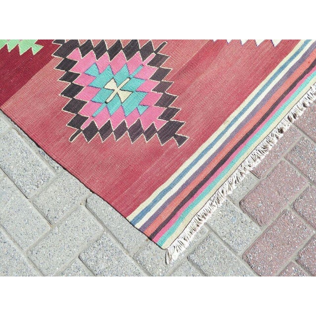 Vintage Anatolian Kilim Rug, 1980s For Sale - Image 6 of 9