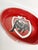French Advertising Tray in Red and Black Metal, France, 1960s For Sale - Image 4 of 12