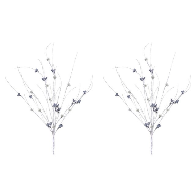 Rustic Birch Twig with Pine Spray (Set of 2) For Sale - Image 3 of 3
