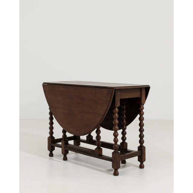 Brown Drop-Leaf Table in Original Patina, Antique, United Kingdom, 19th Century For Sale - Image 8 of 15