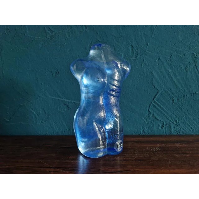 Glass Glass Torso from Bergdala Sweden, 1980s For Sale - Image 7 of 7