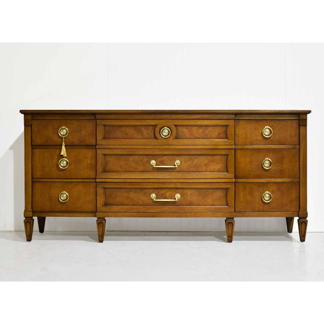 Henredon Mid Century Transitional Dresser or Sideboard by Henredon Furniture For Sale - Image 4 of 14