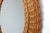 Brown Small Mid-Century Rattan Mirror, France, 1960s For Sale - Image 8 of 11