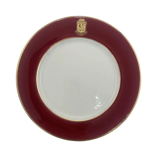 Vintage St. Moritz Switzerland Charger Plate 10.5" For Sale In Washington DC - Image 6 of 9