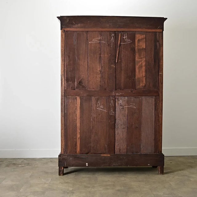 French 19th Century Mahogany Bibliotheque For Sale - Image 12 of 12
