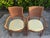 Vintage Barrel-Back Rattan Armchairs, Pair For Sale - Image 12 of 14