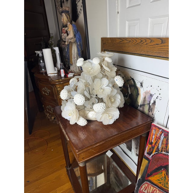 Unusual Shell Flower Arrangement For Sale - Image 9 of 10