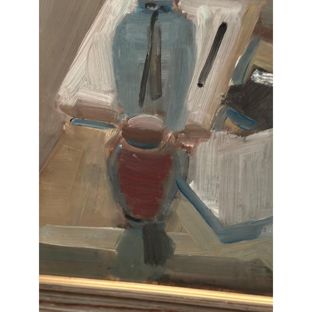 Gösta Stawåsen, Vase and Books, 1950s, Oil on Canvas, Framed For Sale - Image 11 of 13