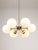 Vintage Italian Six-Arm Sputnik Chandelier with Opaline Shades For Sale - Image 18 of 18