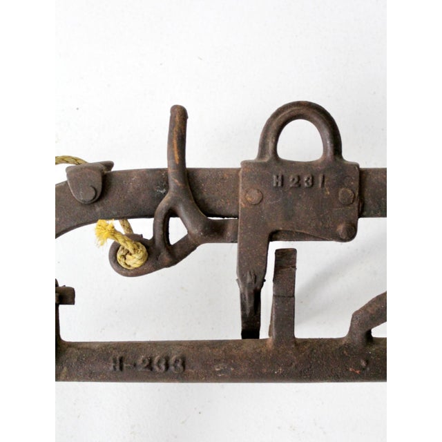 Antique Cast Iron Farm Tool Chairish